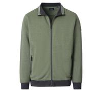 Sweatjacke CASAMODA "CASAMODA Sweatjacke uni", Herren, Gr. XL, grün, 100% Baumwolle, Sweatjacken Sweatjacke (10810763-XL) grün
