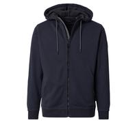 Casa Moda Regular Fit Sweatjacke mit Kapuze blau, Einfarbig