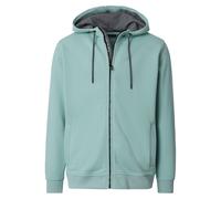 Casa Moda Kapuzensweatjacke uni Regular Fit Herren 60%/40% Baumwolle XL türkis