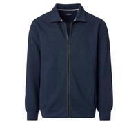 Casa Moda Sweatjacke Regular Fit uni – 90% Baumwolle/10% Polyester – Blau 6XL