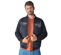 Sweatjacke CASAMODA "CASAMODA Sweatjacke uni", Herren, Gr. L, blau (dunkelblau), 70% Baumwolle, 30% Polyester, Sweatjacken Sweatjacke (40562725-L) dunkelblau