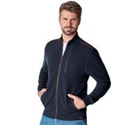 Casa Moda Sweatjacke blau, Einfarbig