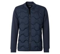 Sweatjacke CASAMODA "CASAMODA Sweatjacke uni", Herren, Gr. 4XL, blau (dunkelblau), 60% Baumwolle, 40% Polyester, Sweatjacken Sweatjacke (52124026-4XL) dunkelblau