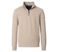 Sweatshirt CASAMODA "CASAMODA Sweatshirt uni", Herren, Gr. XXL, beige, 62% Baumwolle, 35% Polyester, 3% Elasthan, Sweatshirts (99685544-XXL) beige
