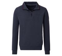 Sweatshirt CASAMODA "CASAMODA Sweatshirt uni", Herren, Gr. XL, blau, 62% Baumwolle, 35% Polyester, 3% Elasthan, Sweatshirts (66527357-XL) blau