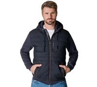 Casa Moda Modern Fit Sweatjacke mit Kapuze blau, Einfarbig