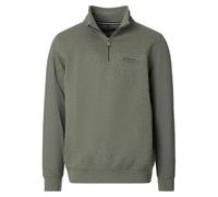 Sweatshirt CASAMODA "CASAMODA Sweatshirt uni", Herren, Gr. XXL, grün, 62% Baumwolle, 35% Polyester, 3% Elasthan, Sweatshirts (50760936-XXL) grün