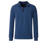 Sweatshirt CASAMODA "CASAMODA Sweattroyer uni", Herren, Gr. 3XL, blau (175 aqua bis petrol), 95% Baumwolle, 5% Elasthan, Sweatshirts Sweatshirt (76552354-XXXL) 175 aqua bis petrol