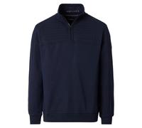 Sweatshirt CASAMODA "CASAMODA Sweattroyer uni", Herren, Gr. 3XL, blau (dunkelblau), 60% Baumwolle, 40% Polyester, Sweatshirts Sweatshirt (82021462-XXXL) dunkelblau