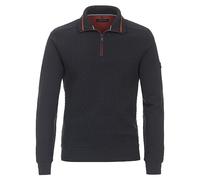 Casa Moda Casual Regular Fit Troyer navy, Strukturiert