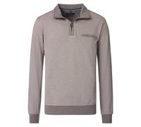 Casa Moda Casual Regular Fit Sweatshirt Zip beige, Gemustert