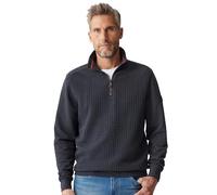 Casa Moda Casual Regular Fit Troyer navy, Strukturiert
