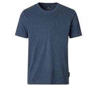 Casa Moda Regular Fit T-Shirt Rundhals blau, Einfarbig