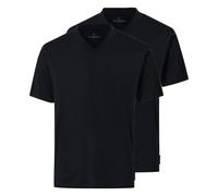 CASAMODA - T-Shirt Halbarm Doppelpack 092600 schwarz - Gr. - M