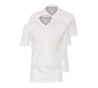 Casa Moda CASAMODA Herren T-Shirt Halbarm Doppelpack 092600 Besonders ... M weiss