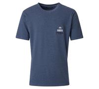 Casa Moda Regular Fit T-Shirt Rundhals blau, Einfarbig