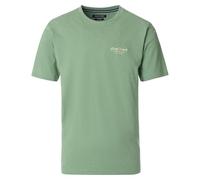 T-Shirt CASAMODA "CASAMODA T-Shirt uni", Herren, Gr. M, grün, 100% Baumwolle, Shirts T-Shirt (22482933-M) grün