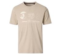 CASAMODA T-Shirt Print Champagner Beige XL