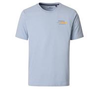 Casa Moda Regular Fit T-Shirt Rundhals blau, Bedruckt