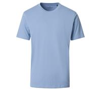 Casa Moda Regular Fit T-Shirt Rundhals blau, Einfarbig
