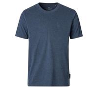 Casa Moda Regular Fit T-Shirt Rundhals blau, Einfarbig