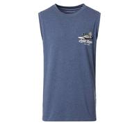 Tanktop CASAMODA "CASAMODA Tanktop uni", Herren, Gr. XL, blau, 100% Baumwolle, Tops Tanktop (85809968-XL) blau