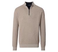 Casa Moda Halfzip Pullover Structure Beige - Größe L Beige L