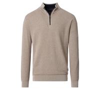 Casa Moda Troyer Pullover Uni – 100% Baumwolle – Herren Beige XXL
