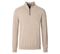 Troyer CASAMODA "CASAMODA Troyer uni", Herren, Gr. XXL, beige, 100% Baumwolle, Pullover (82267018-XXL) beige