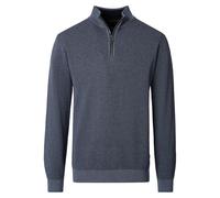 Troyer CASAMODA "CASAMODA Troyer uni", Herren, Gr. 3XL, blau, 100% Baumwolle, Pullover (45604807-XXXL) blau