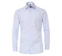 CASAMODA - Twill Hemd uni 006880 blau - Gr. - 47