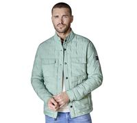 Bikerjacke CASAMODA "CASAMODA Übergangsjacke uni", Herren, Gr. XL, hellgrün, 100% Polyester, Jacken (61994726-XL) hellgrün
