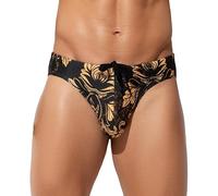 Casey Kevin Badehose Herren Badeslip Sexy Männer Badehosen Eng Kurz Badeshorts Mit Tunnelzug Schwimmhose