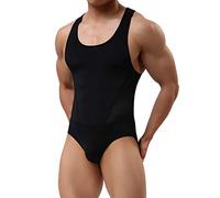 Casey Kevin Herren Body Bodysuit Unterwäsche Stringbody Unterhemd Body Kompression Singlet Sportwear Herren Overall