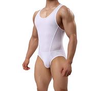 Casey Kevin Herren Body Bodysuit Unterwäsche Stringbody Unterhemd Body Kompression Singlet Sportwear Herren Overall