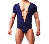 Casey Kevin Herren Body Bodysuit Unterwäsche Stringbody Unterhemd Body Kompression Singlet Sportwear Herren Overall