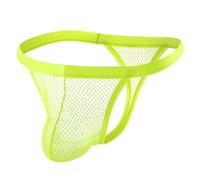 Casey Kevin Tanga String Herren Netz Transparent Thong Mesh Sexy Low Rise Unterwäsche Mini Bikini Brief Slips T-Back Thong, XL
