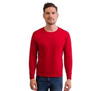 CASH-MERE.CH 100% Kaschmir Herren Pullover | Sweater Rundhalsausschnitt 2-fädig (Rot, M)