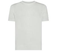 Cashmere Zone - T-Shirt aus Baumwolljersey, gestricktes Poloshirt für einen unverwechselbaren Stil und italienische Eleganz, Weiß, XXL