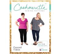 Cashmerette Damen-Schnittmuster, Übergröße, Concord, T-Shirt