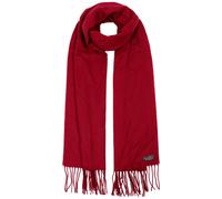 Cashmink Fransenschal Uni by Fraas rot One Size