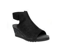Ca'Shott Ca Shott 15082 - Damen Schuhe Sandale Keilsandalette - 040-black-tejus für Damen, schwarz, Größe 39 EU