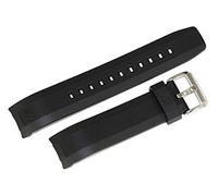Casio 10360106 Original-Ersatzarmband aus Kunstharz, passend für EQS-500C-1A EQS-500C-1A2 EQW-M600C-1A ERA-200B-1A ERA-300B-1A, Schwarz , 22 mm, Gurt