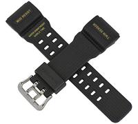 Casio 10525191 Original Casio Ersatz-Uhrenarmband aus Gummi für GG-1000GB-1A, Schwarz