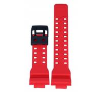 Casio 10536684 Ersatzarmband aus schwarzem Gummi, passend für GA-700-4A, rot, Grande