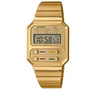 Casio Uhren A100WEG-9AEF Vintage Edgy Uhr Goldfarben