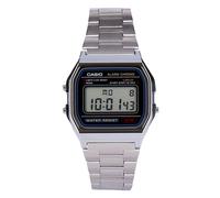Casio A158WA-1DF Vintage Armbanduhr Edelstahl Quarz