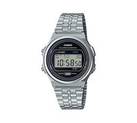 Casio Digitaluhr A171WE-1AEF Vintage Silberfarben