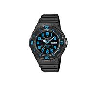 Casio Analog MRW-200H-2BVEG, Schwarz, Streifen