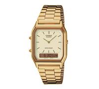 Casio AQ-230GA-9DMQYES Vintage Edgy Ana-Digi Herrenuhr/Unisex Gelbgoldfarben